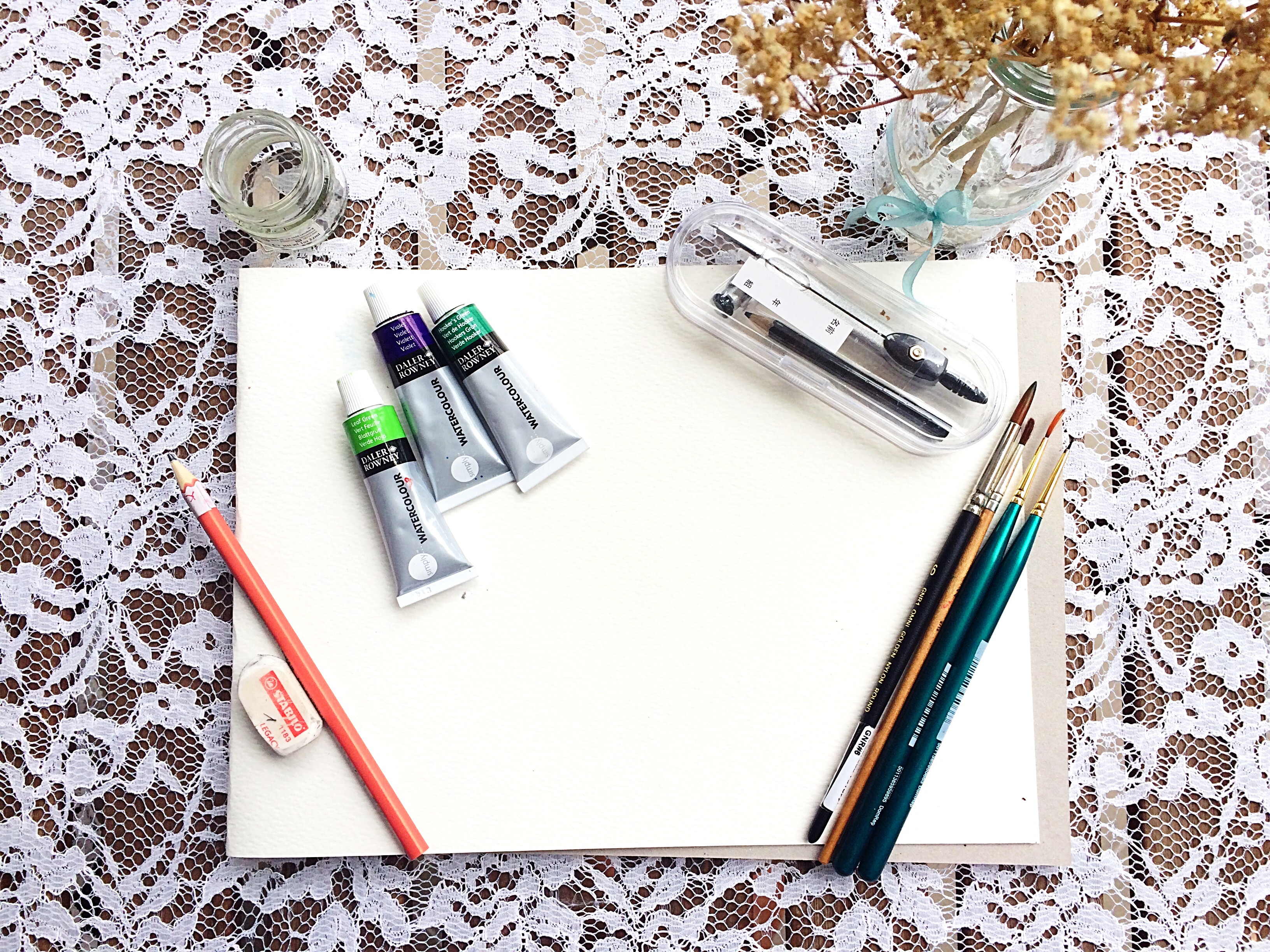 how to use daler rowney watercolor paints