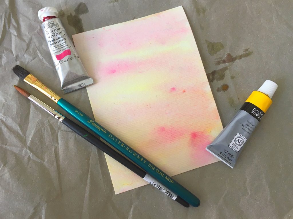 Watercolor wash techniques - Life-athon